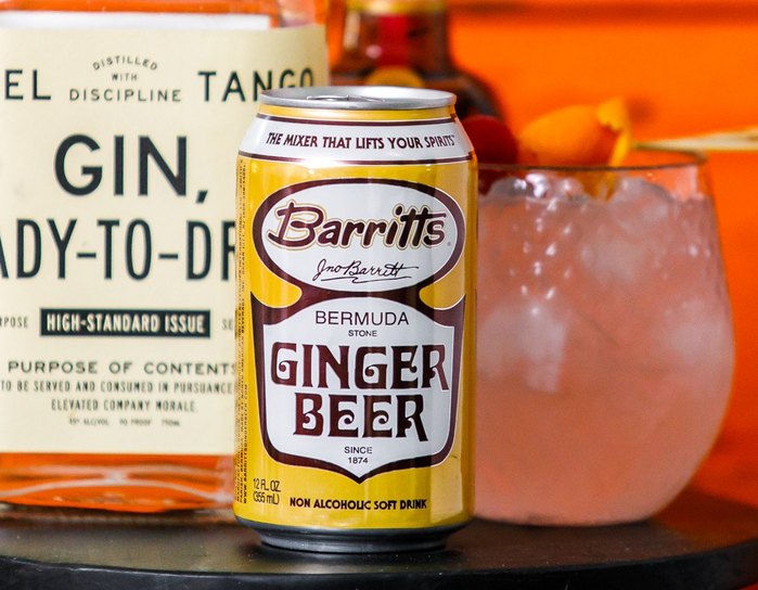 The can employs regular old Helvetica for smaller spots where something ornamental would get chewed up.