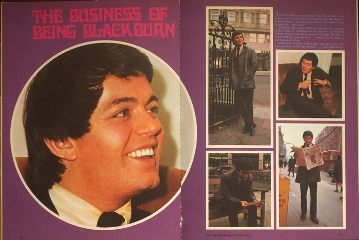 “The business of being Blackburn” spread in Daily Mirror Book for Girls 1972