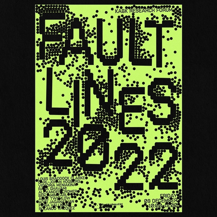 Fault Lines: KABK research forum 2