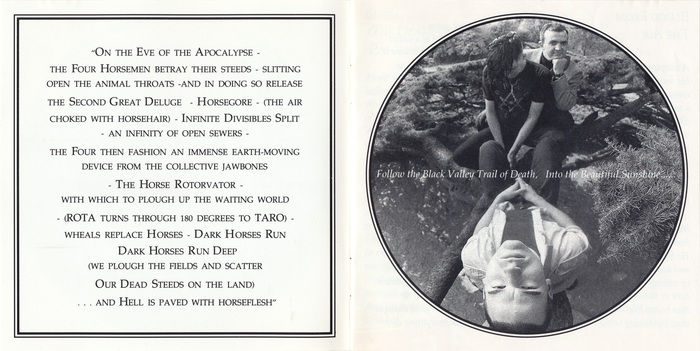 CD booklet with faux small caps