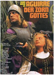 <cite>Aguirre, der Zorn Gottes</cite> movie poster