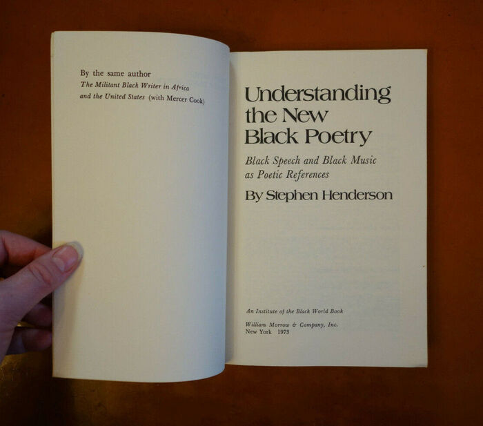 Title page with a pairing of  and .