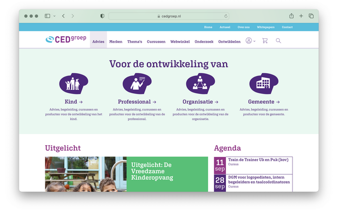 CED Groep website 3