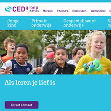 CED Groep website