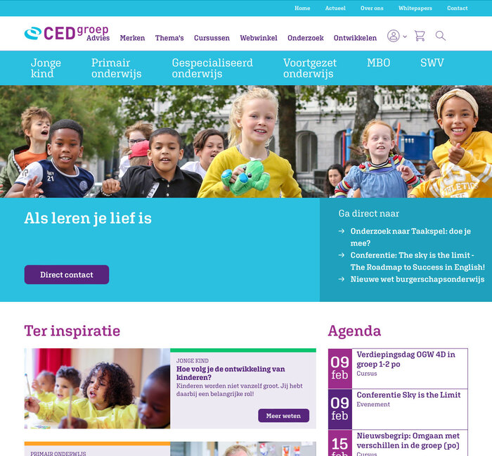 CED Groep’s website