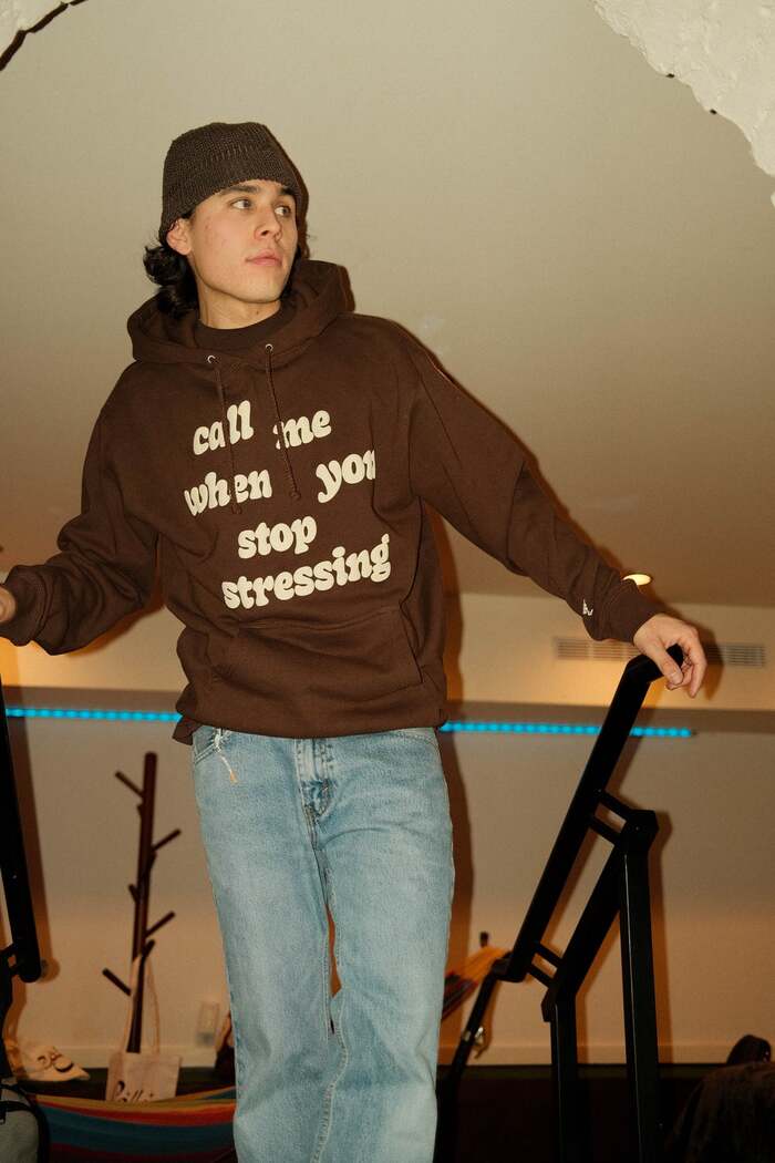 No Pressure “Call Me When You Stop Stressing” merchandise 3