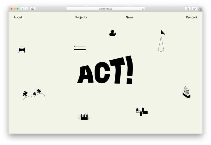ACT! Studio website 1
