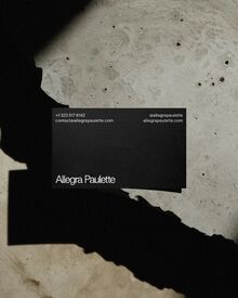 Allegra Paulette business card