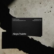 Allegra Paulette business card