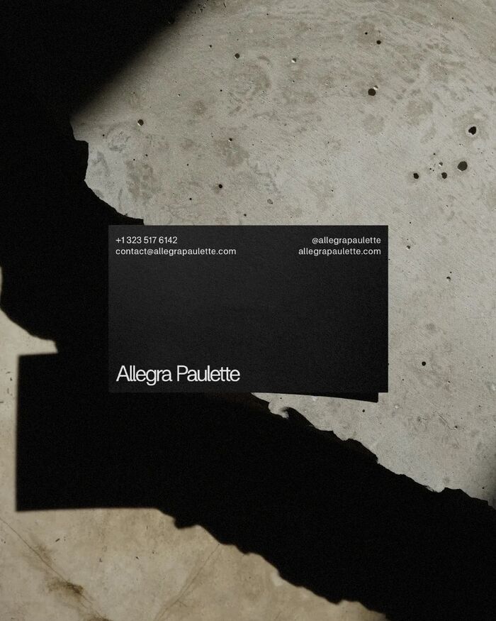 Allegra Paulette business card 1
