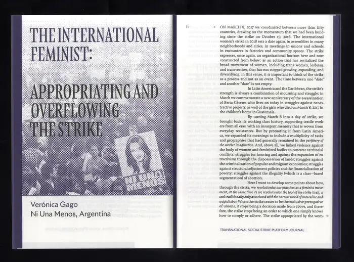 Transnational Social Strike Journal #3, “Power Upside Down, Women’s Social Strike” 3