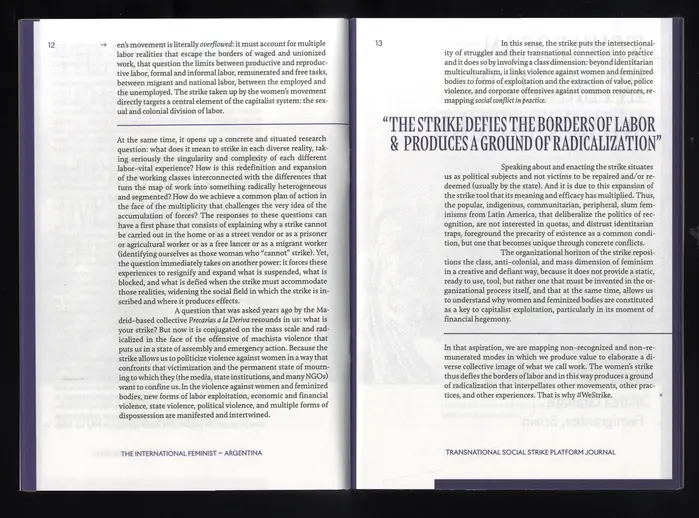 Transnational Social Strike Journal #3, “Power Upside Down, Women’s Social Strike” 4