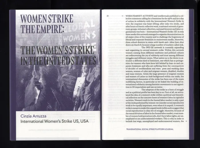 Transnational Social Strike Journal #3, “Power Upside Down, Women’s Social Strike” 6