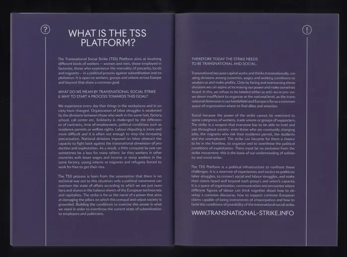 Transnational Social Strike Journal #3, “Power Upside Down, Women’s Social Strike” 7