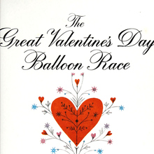 <cite>The Great Valentine’s Day Balloon Race</cite> by Adrienne Adams