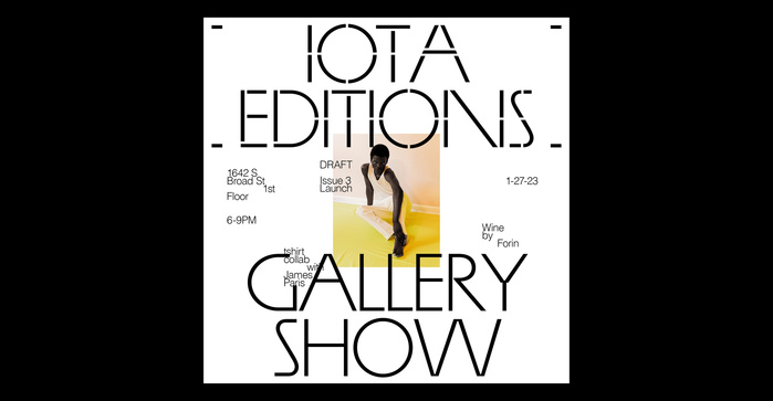 IOTA Editions: Draft issue 3 launch posters 1