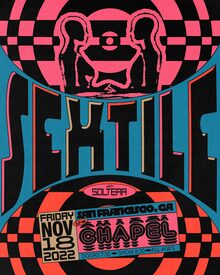 Sextile concert posters, San Francisco &amp; New York