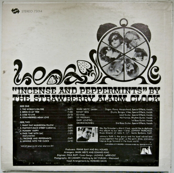 Text on the back cover is set in .