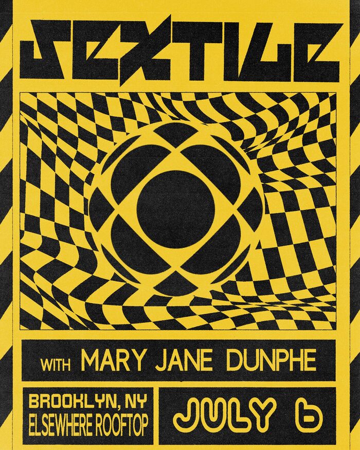 Sextile concert posters, San Francisco &amp; New York 3