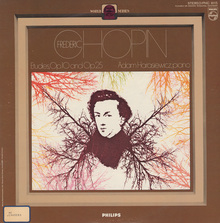 <cite>Chopin: Etudes, Op.10 and Op.25</cite> album art