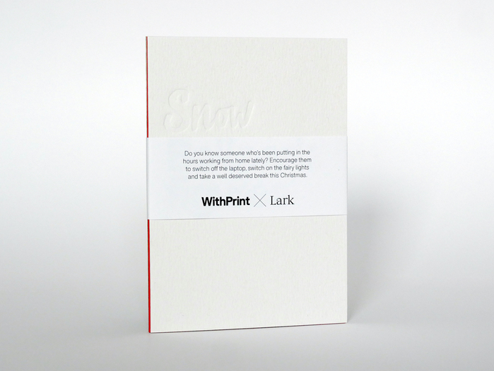 Lark Design × WithPrint Christmas cards 3