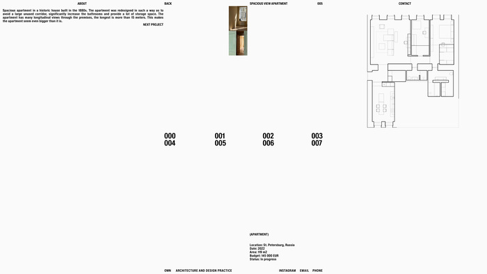 OWN Architects website 5