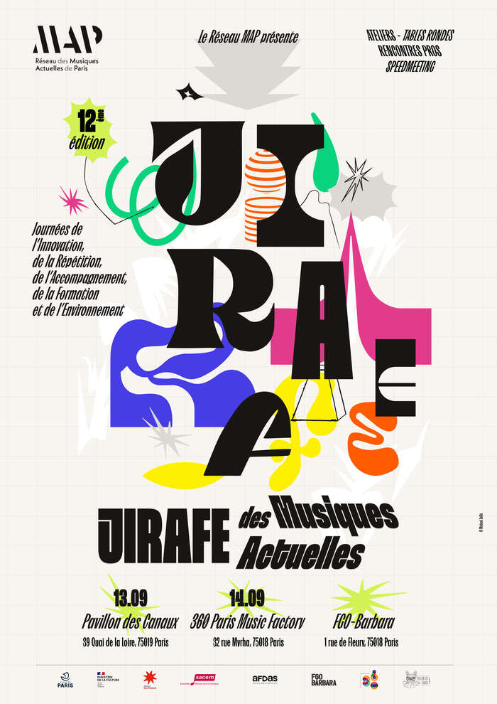 JIRAFE 2022 convention poster and brand identity 3