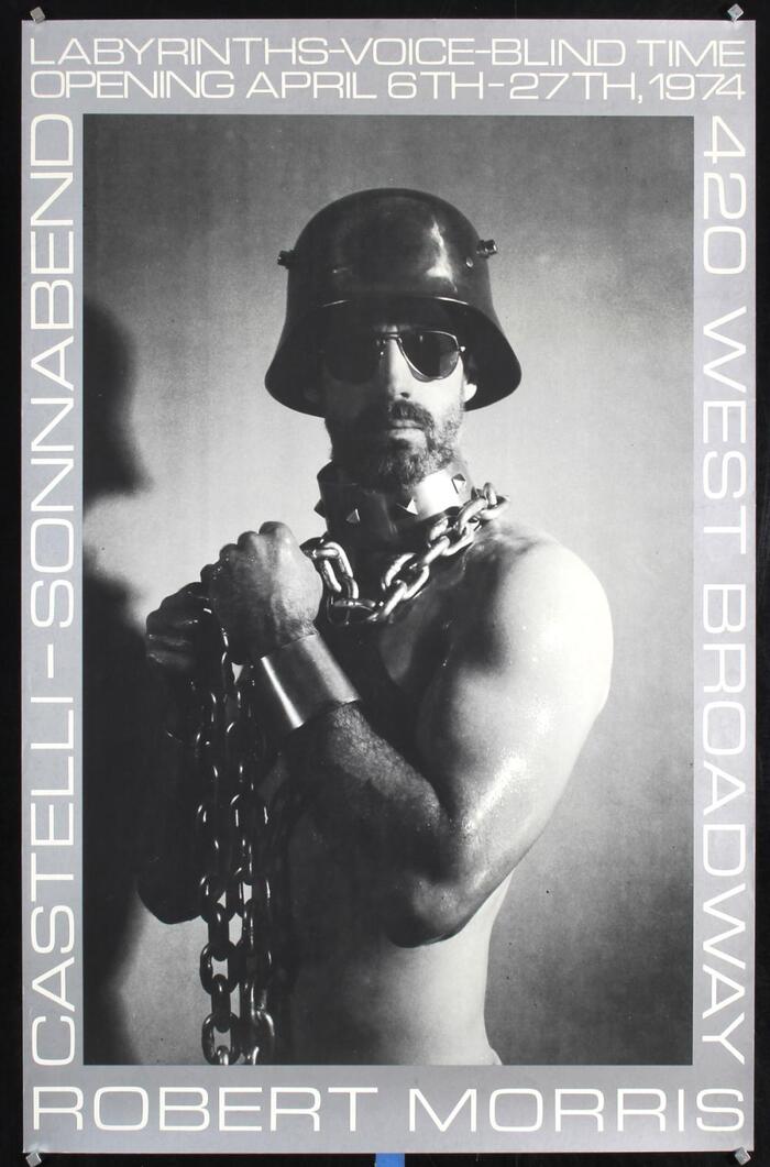 Robert Morris: Labyrinths—Voice—Blind Time exhibition poster 3