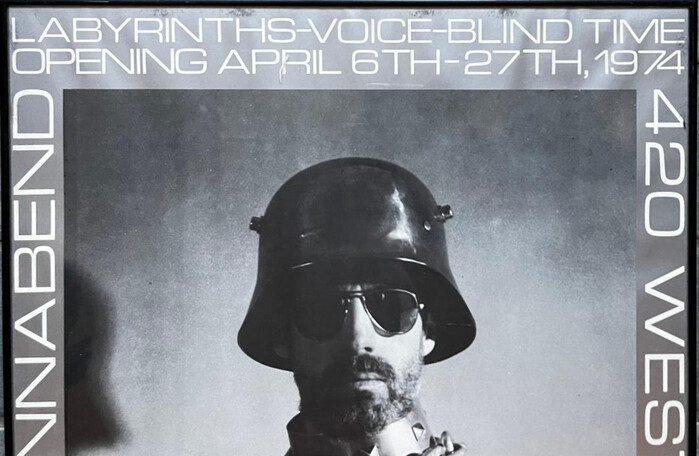 Robert Morris: Labyrinths—Voice—Blind Time exhibition poster 2