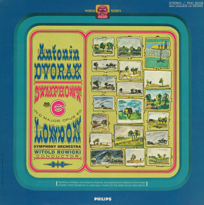 London Symphony Orchestra – Symphony No. 6 in D Major, Opus 60 by Antonín Dvořák album art