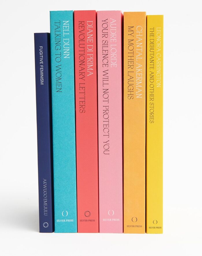 Silver Press book covers 1
