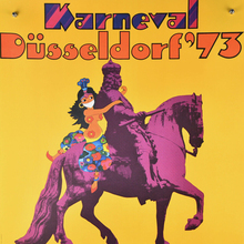 Karneval Düsseldorf ’73 poster