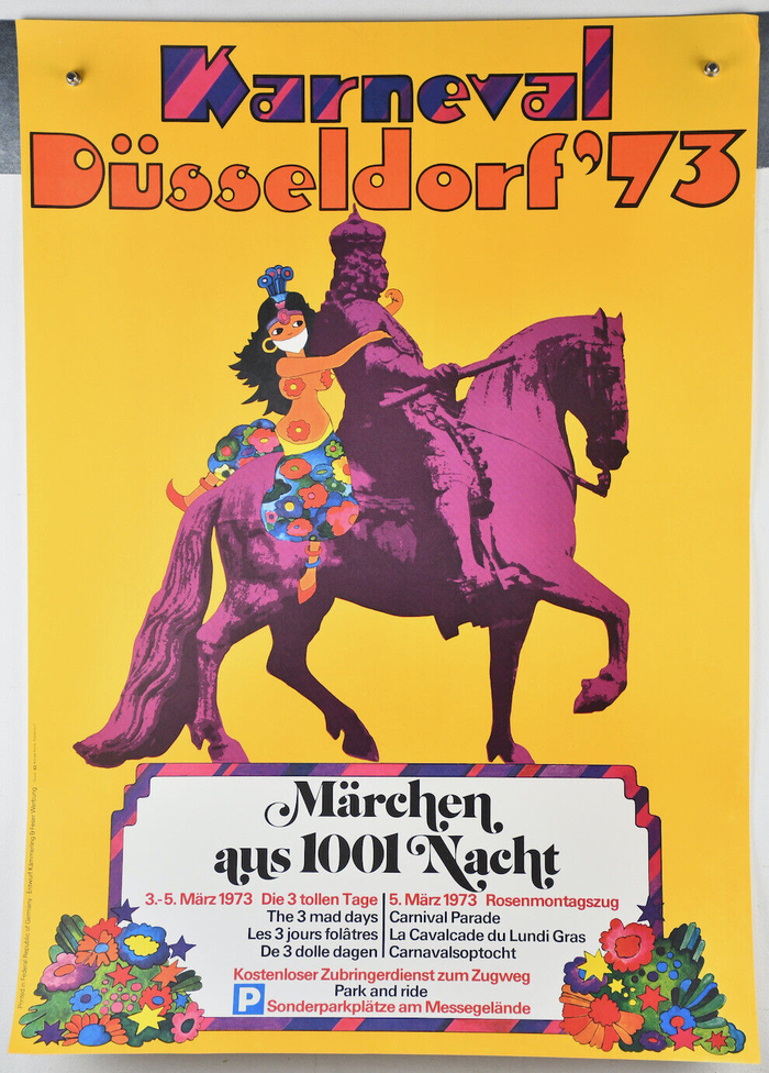 Karneval Düsseldorf ’73 poster 1