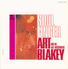 Art Blakey and The Jazz Messengers – <cite>Soul Finger</cite> album art