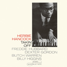 Herbie Hancock – <cite>Takin’ Off</cite> album art