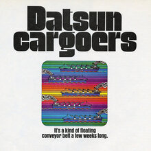 “The great American male” and “Datsun cargoers” ads