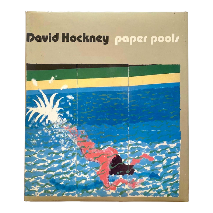 Jacket of the U.S. hardback edition by Abrams, 1980, featuring Le Plongeur (Paper pool 18)