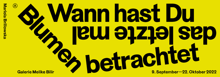 Galerie Melike Bilir flyers 2