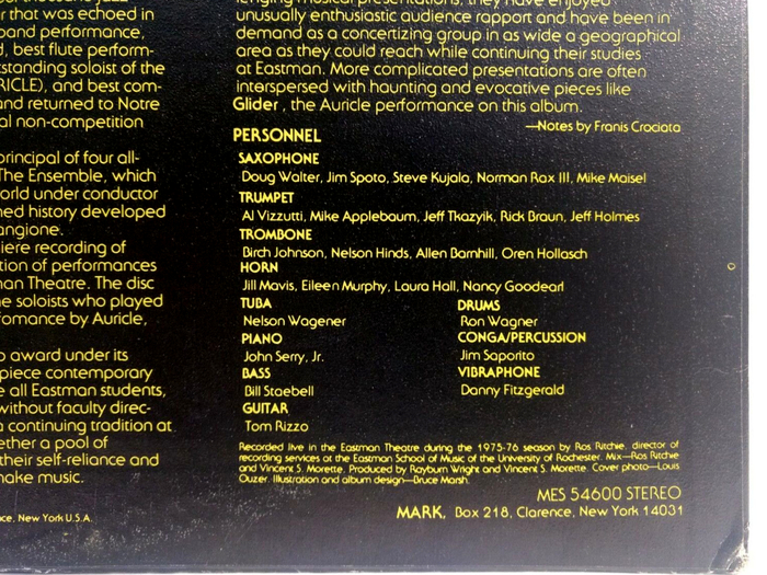 Detail with the credits