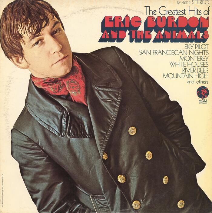 Eric Burdon &amp; The Animals – The Greatest Hits of Eric Burdon and The Animals album art 1