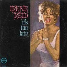 Irene Reid – <cite>It’s Too Late</cite> album art