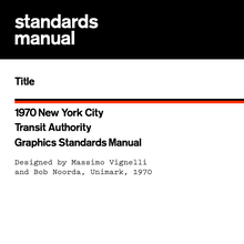 Standards Manual