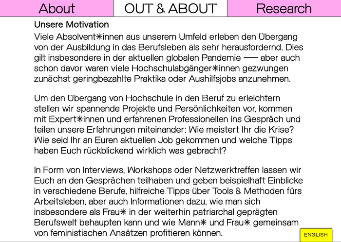 Out &amp; About website 5