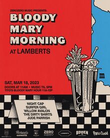 Bloody Mary Morning at Lamberts poster