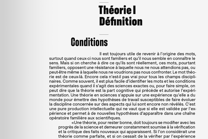 Aux dires de l’obscur. Sur la théorie en architecture 6