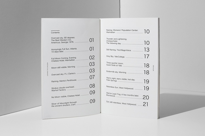 Table of contents