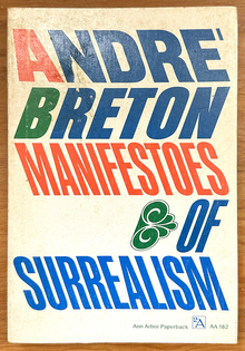 <cite>Manifestoes of Surrealism</cite> by André Breton, paperback edition