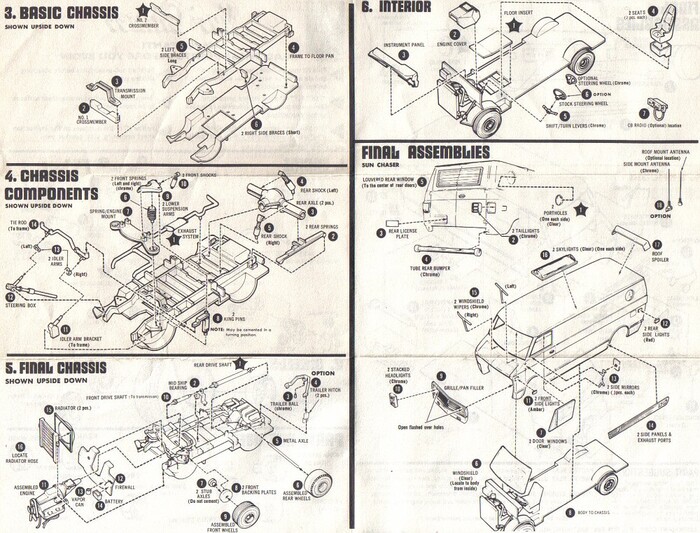 The instructions use  and .