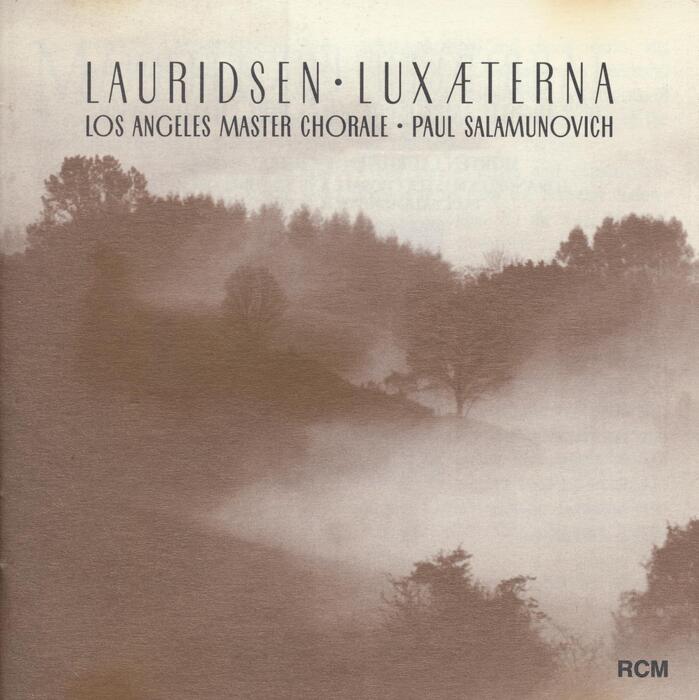 Morten Lauridsen – Lux Æterna album art 2