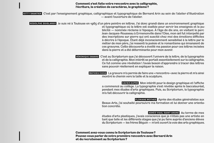 Dossier Scriptorium de Toulouse. Une pédagogie de la lettre écrite et dessinée 11